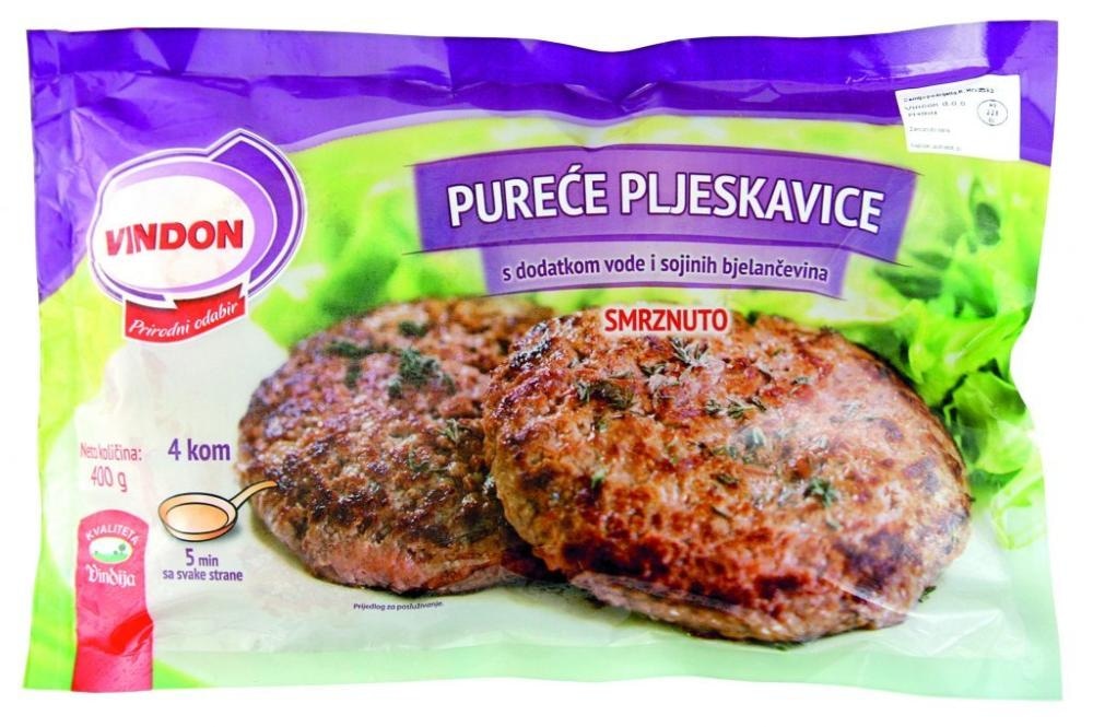 Pureći ćevapčići i pureće pljeskavice Vindon 400g - Akcija u trgovini KTC
