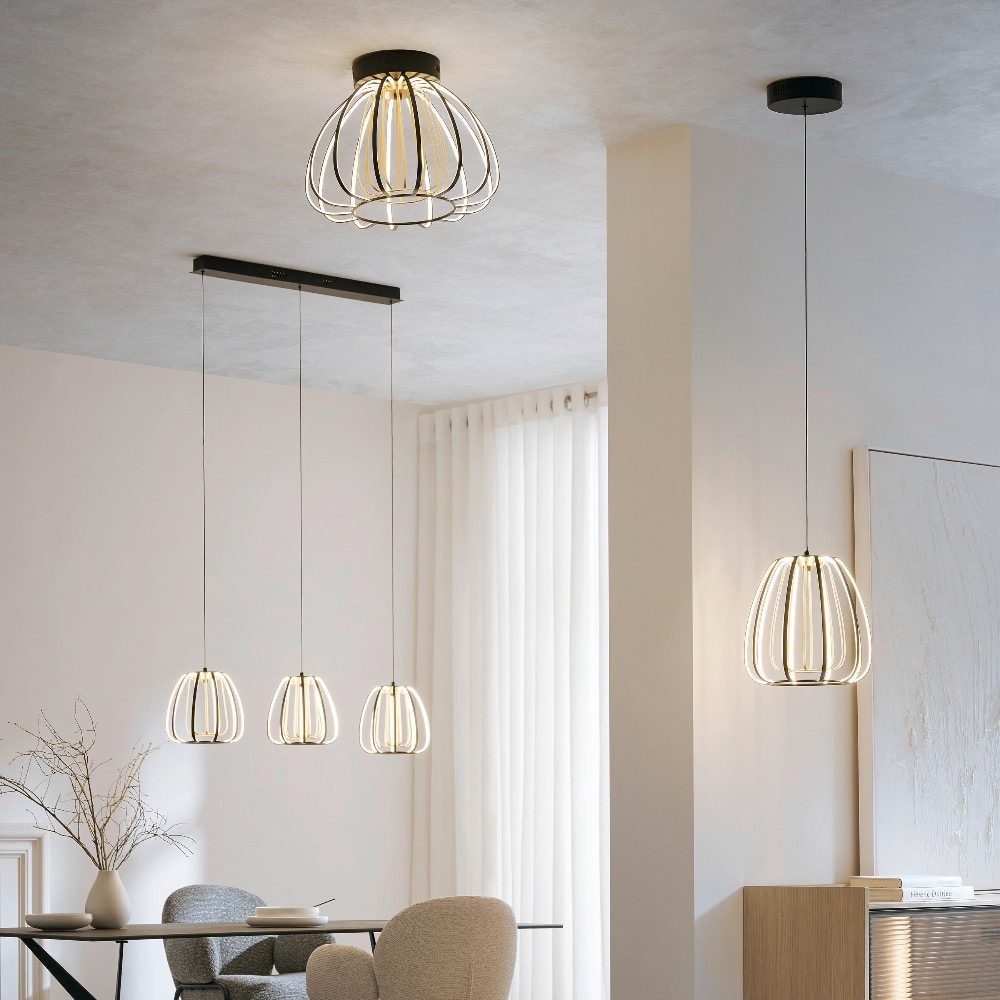 Novel Ontario stropna LED svjetiljka 52W LED, 5720 lm, 3000 K, Ø 44,5 cm, v. 33 cm Akcija u trgovini Lesnina