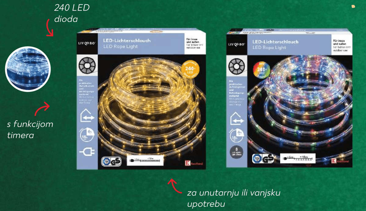 Svjetleća traka LIV QO BO - Akcija u trgovini Kaufland