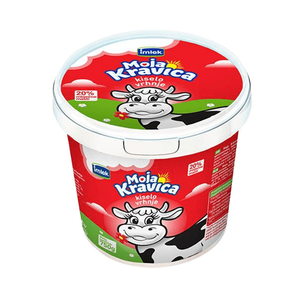 Moja Kravica Kiselo vrhnje 750 g - Akcija u trgovini Kaufland