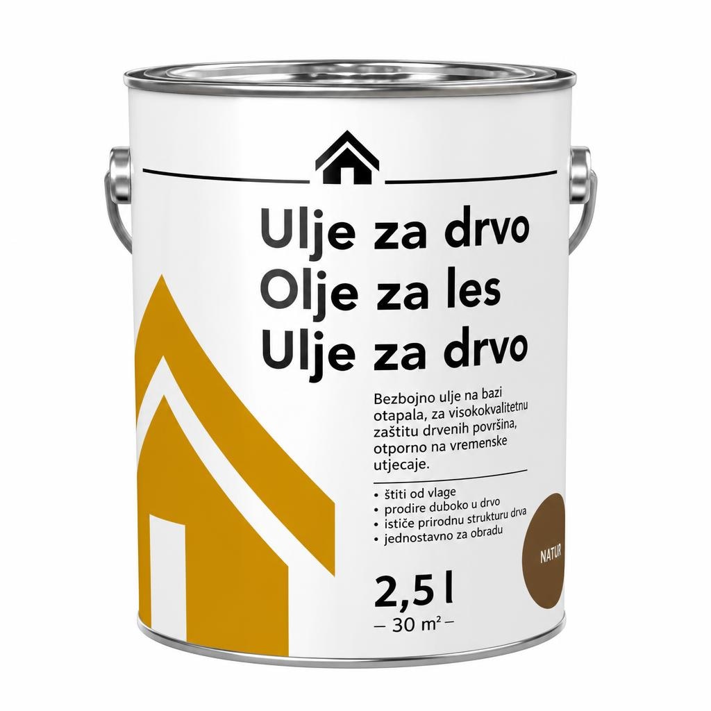 Ulje za drvo 2,5 l - Akcija u trgovini Bauhaus