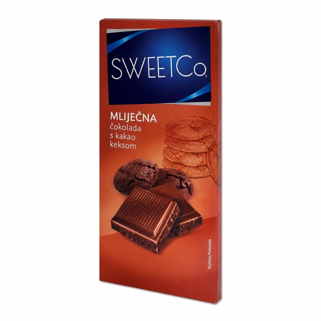 Sweet Co čokolada s kakao keksom 100 g Akcija u trgovini Studenac