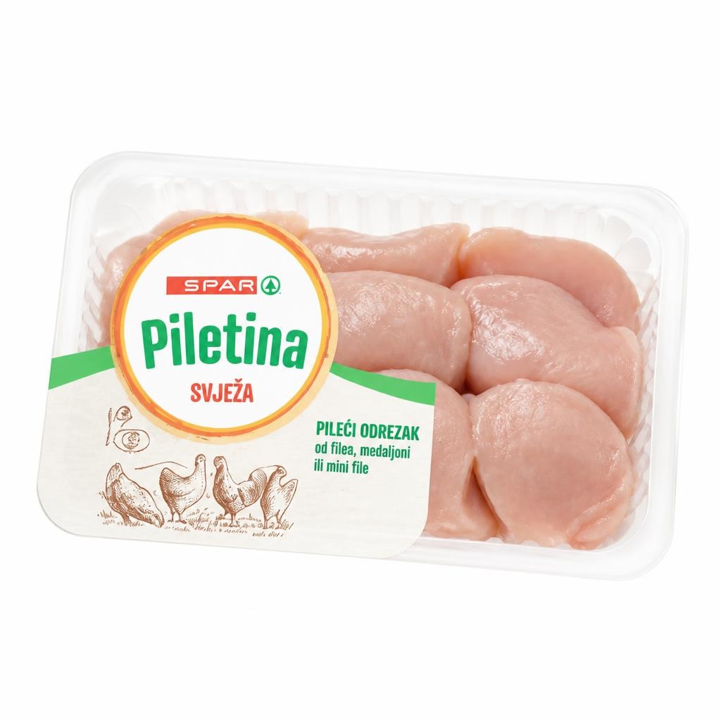 Spar Piletina Pileći odrezak od filea, medaljoni ili mini file 400 g - Akcija u trgovini Spar