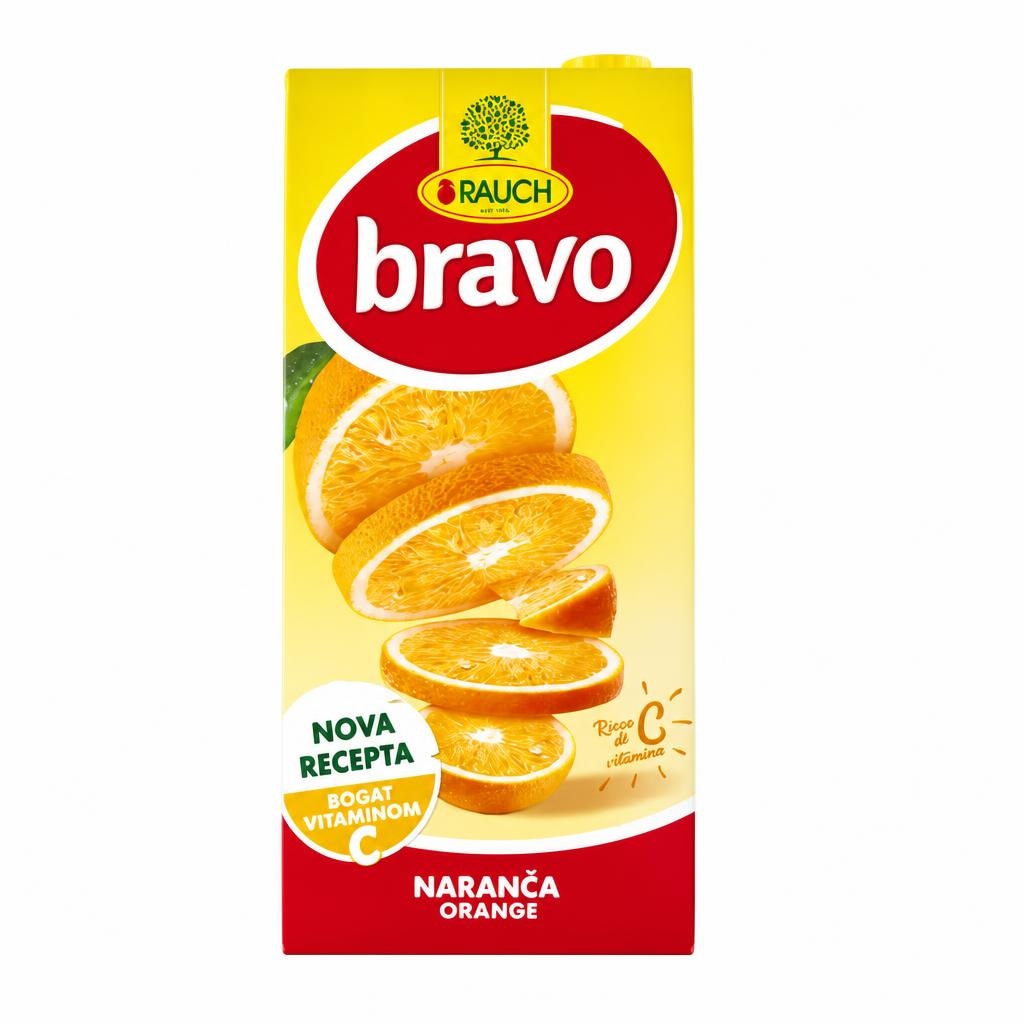 Rauch Bravo naranča 2 L Akcija u trgovini Žabac