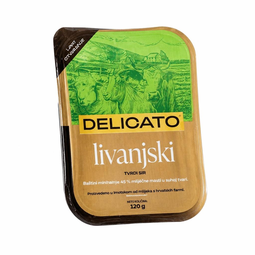 Delicato Sir Livanjski 120 g Akcija u trgovini Tommy