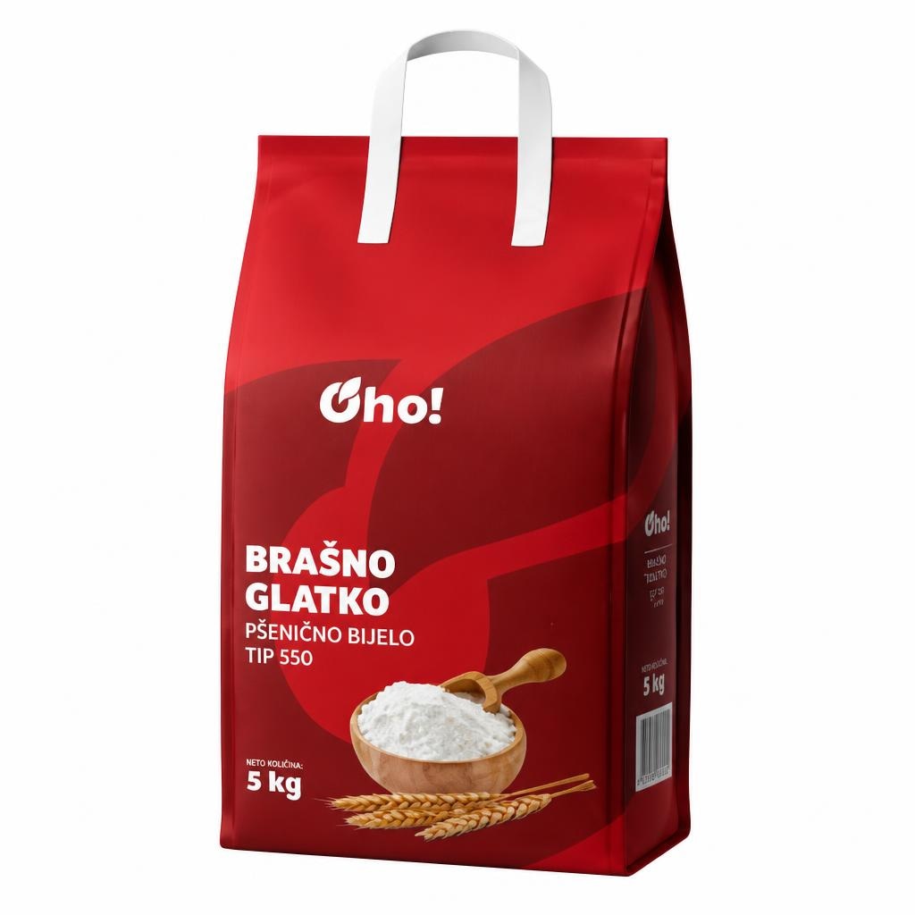 Oho! Brašno glatko 5 kg Akcija u trgovini Plodine