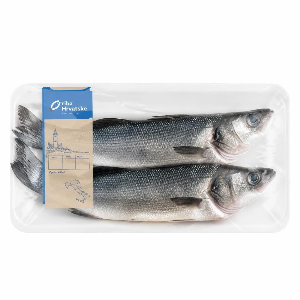 Svježi očišćeni jadranski brancin 720 g - Akcija u trgovini Lidl