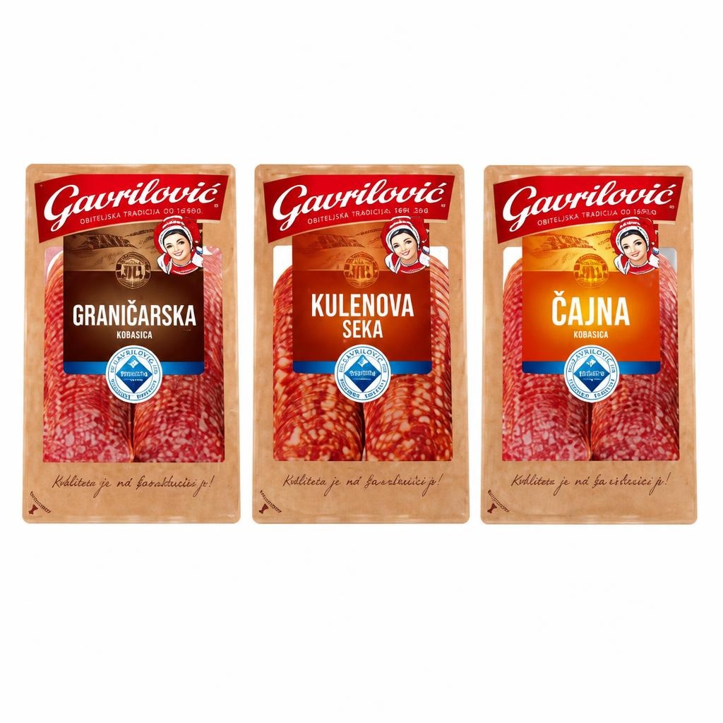 Gavrilović Čajna / Kulenova seka / Graničarska kobasica 80 g Akcija u trgovini Plodine