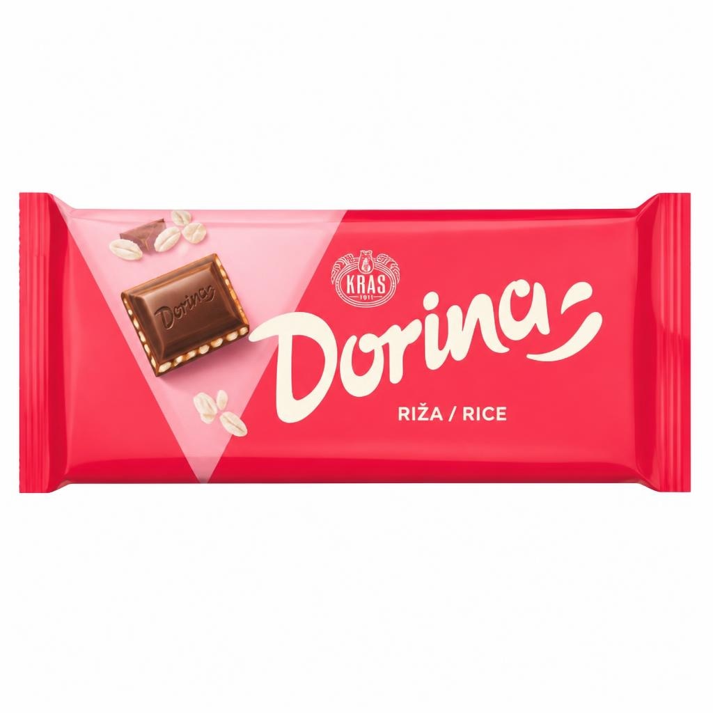 Dorina mliječna čokolada s rižom 26 g Akcija u trgovini KTC