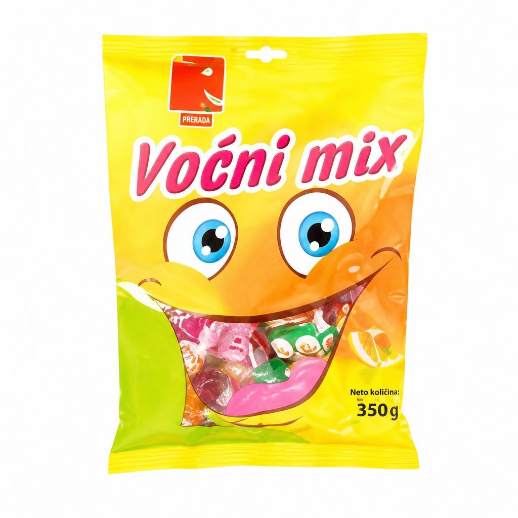 Bomboni voćni mix Smiješak 350 g - Akcija u trgovini NTL