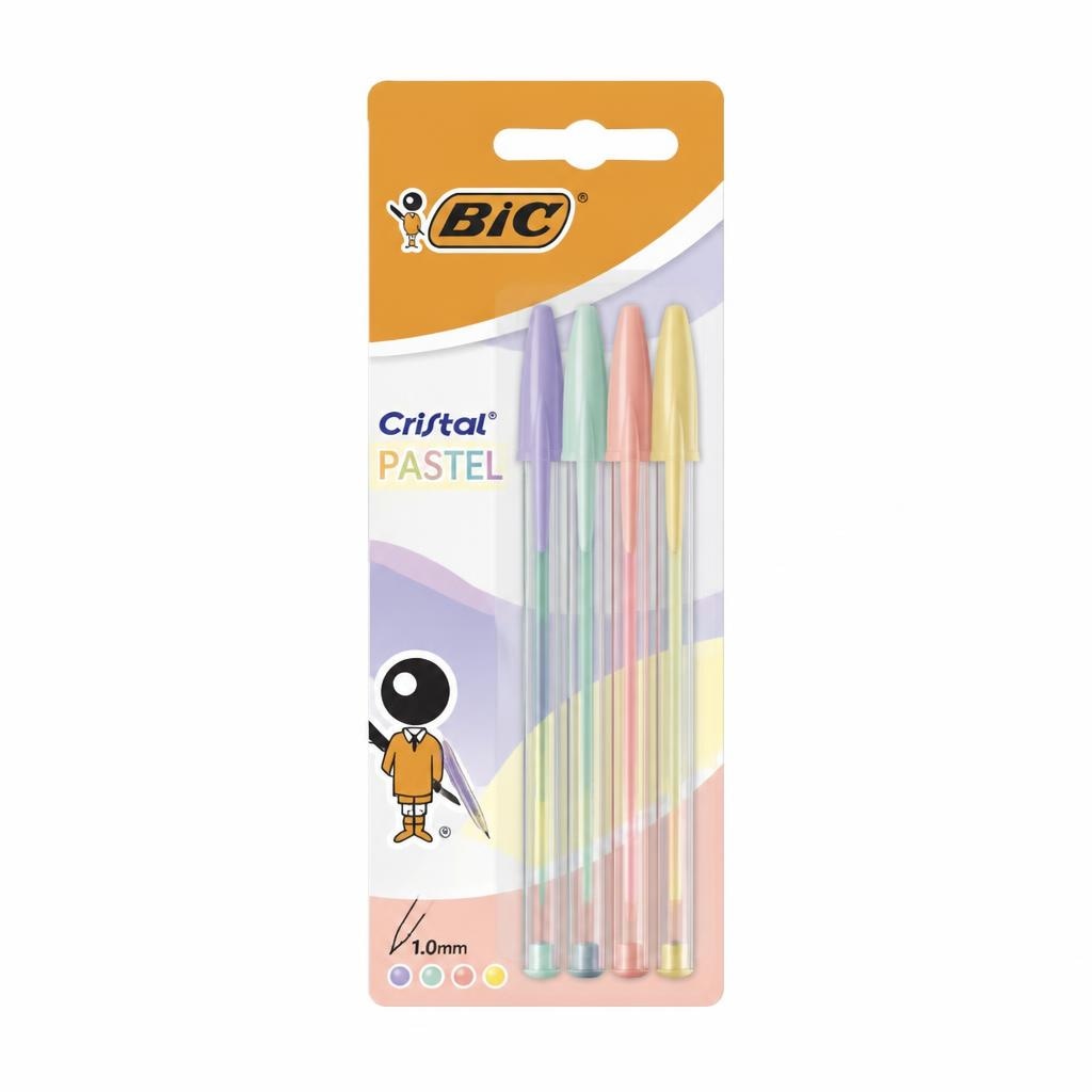 BIC kemijske olovke pastelne 3/1, pak Akcija u trgovini Konzum