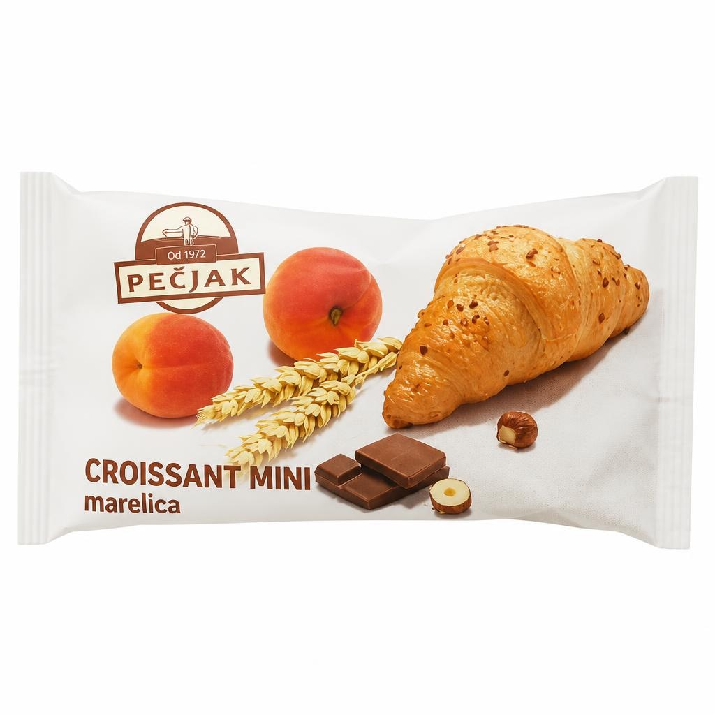 Croissant mini marelica smrznuto 1 kg PEČJAK Akcija u trgovini Stanić Diskont