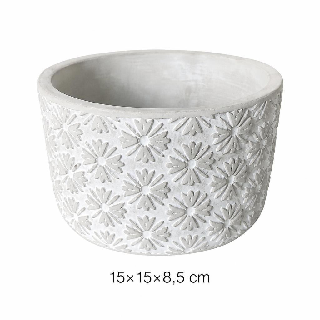 Posuda cement dekorativna 19×10×9,5 cm - Akcija u trgovini KTC