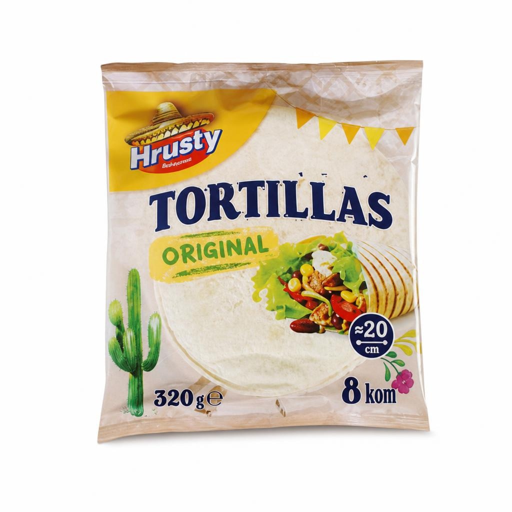 Hrusty Tortilla 320g, 370g Akcija u trgovini Konzum