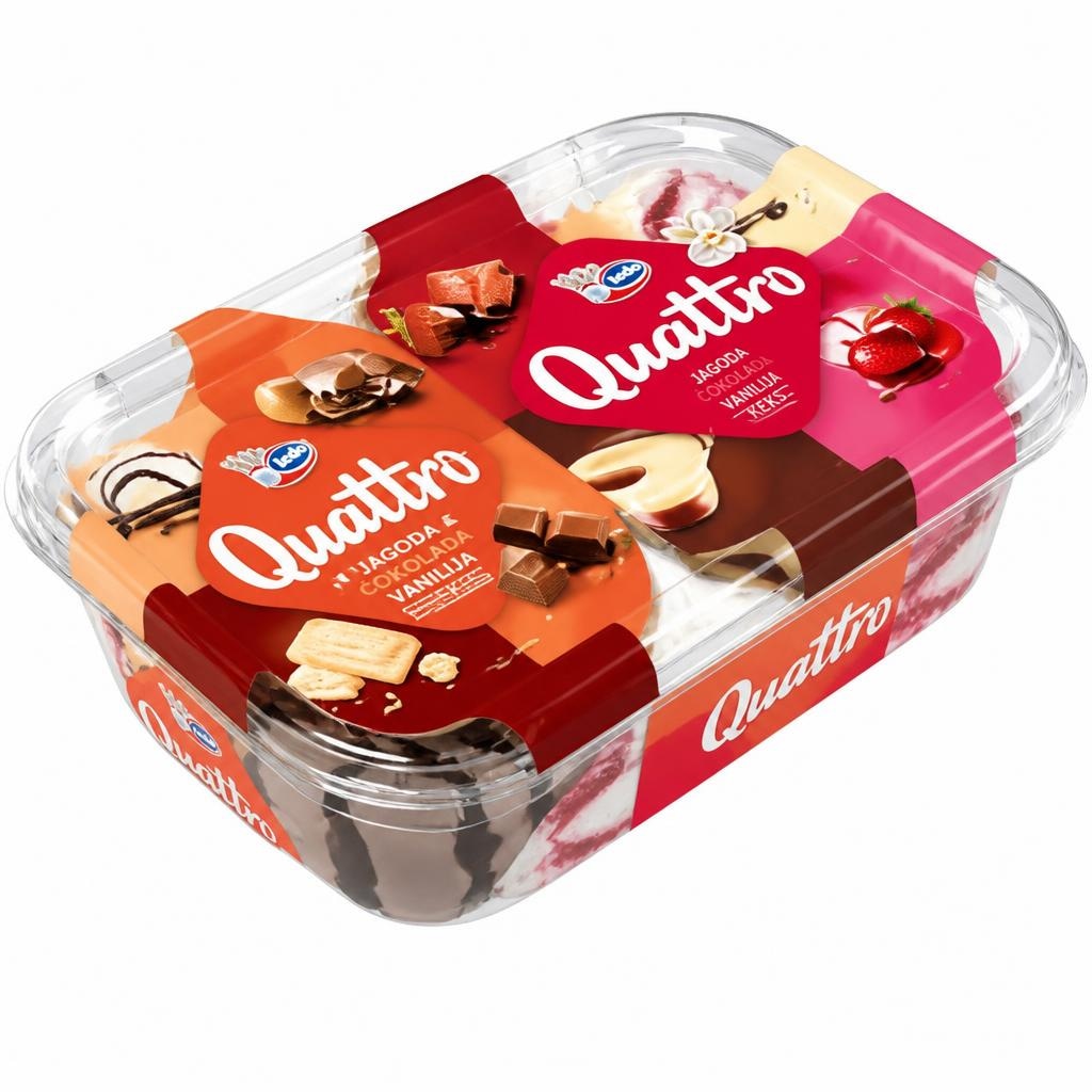 Ledo Sladoled Quattro 1650 ml Akcija u trgovini Studenac