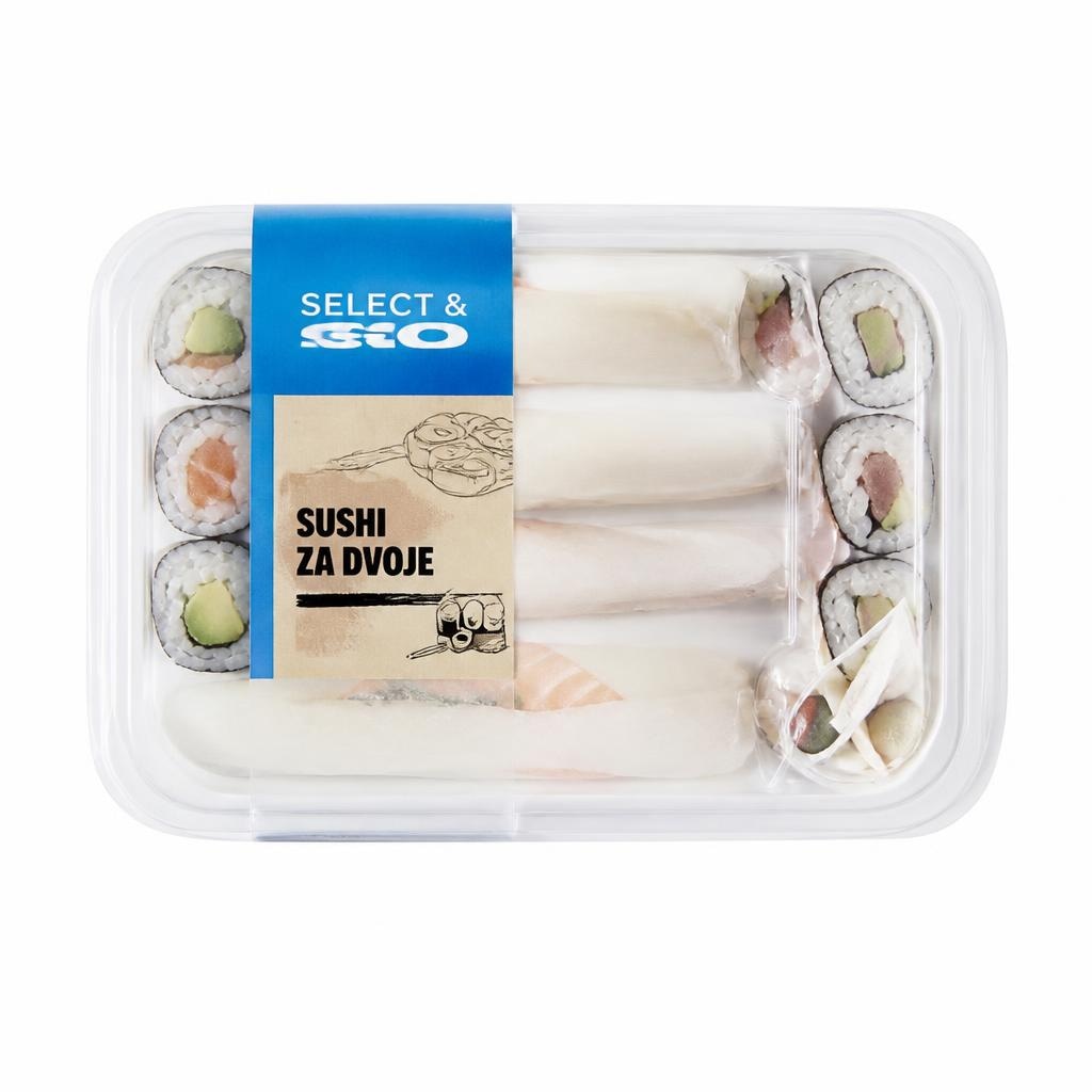 Select & Go sushi za dvoje 323.5 g Akcija u trgovini Lidl