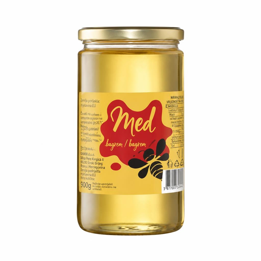 Med bagrem 900g Akcija u trgovini Konzum