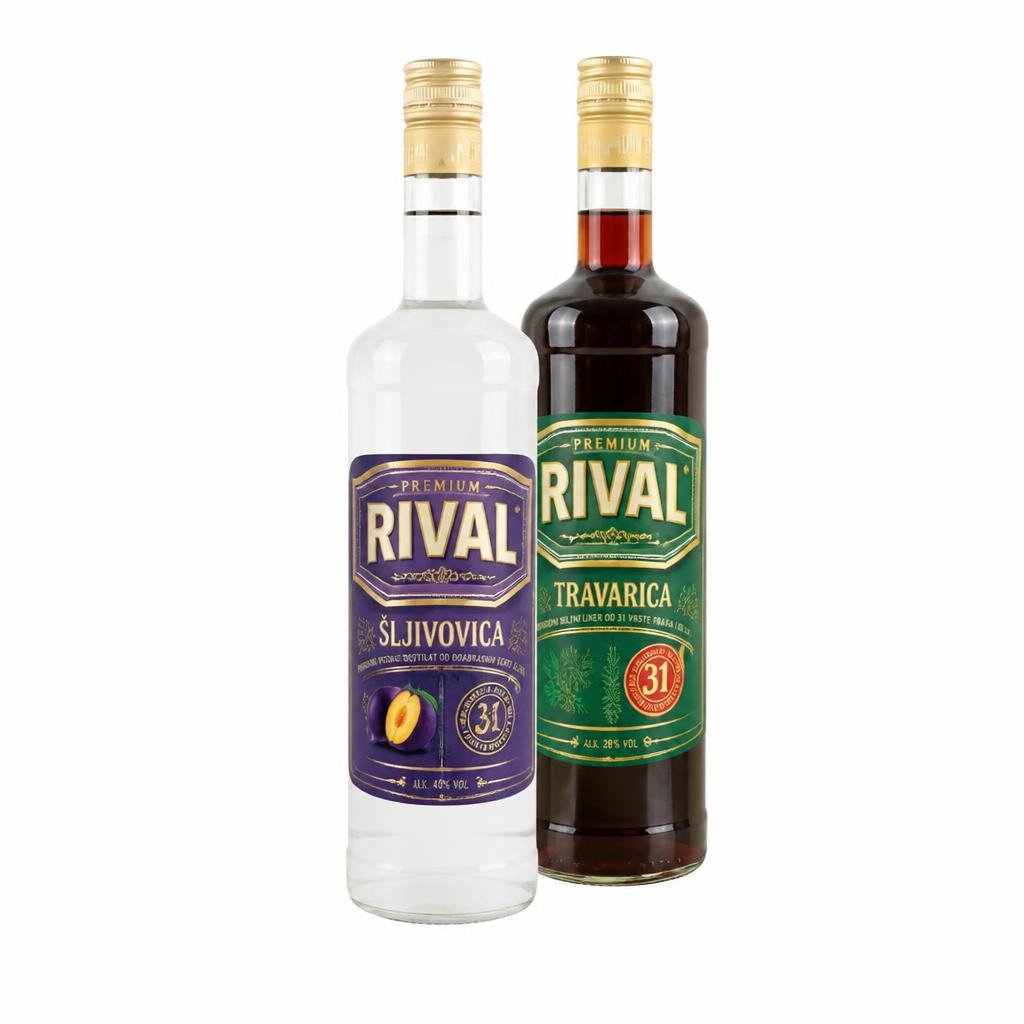 Rival Rakija ili liker 1 l Akcija u trgovini Plodine