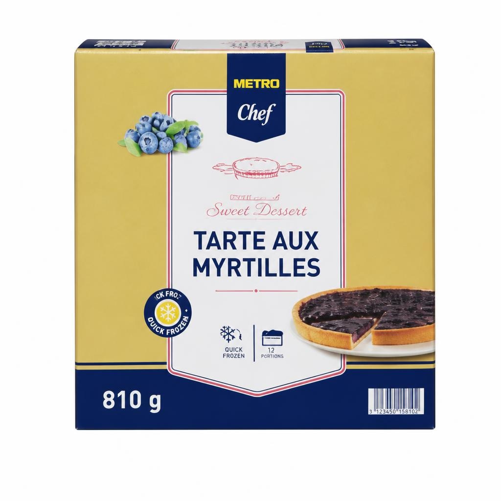 Metro Chef Tart s borovnicama 810 g - Akcija u trgovini Metro