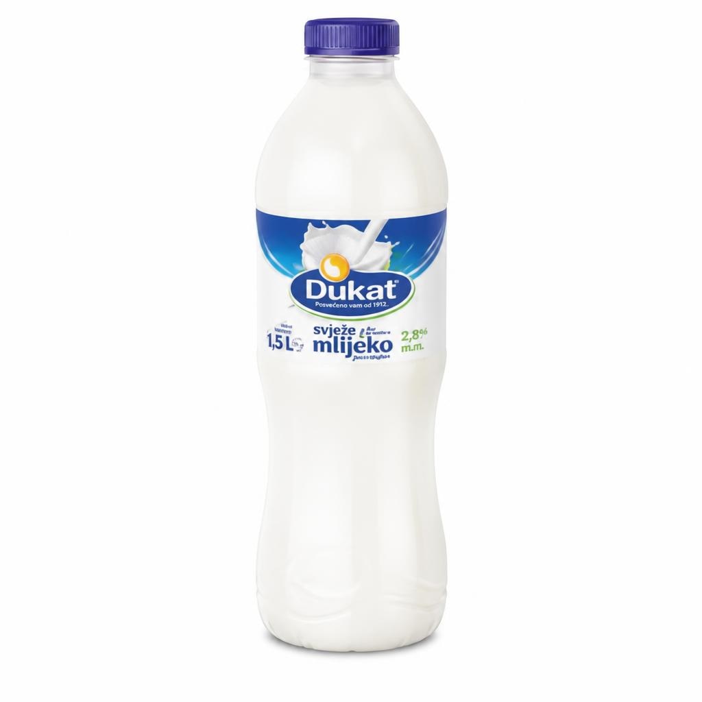 Dukat Svježe mlijeko 1,5 L - Akcija u trgovini Tommy