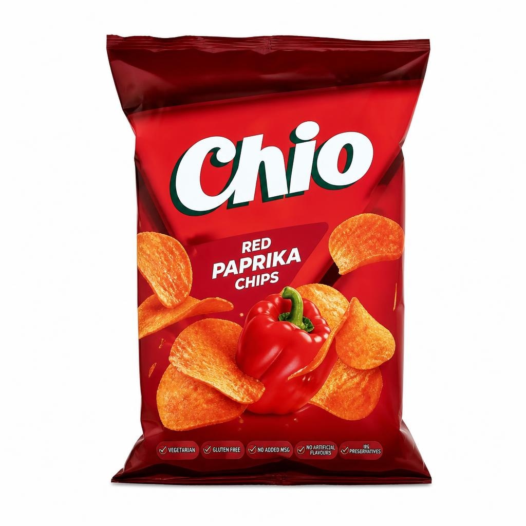 Chio čips crvena paprika 130 g Akcija u trgovini Boso