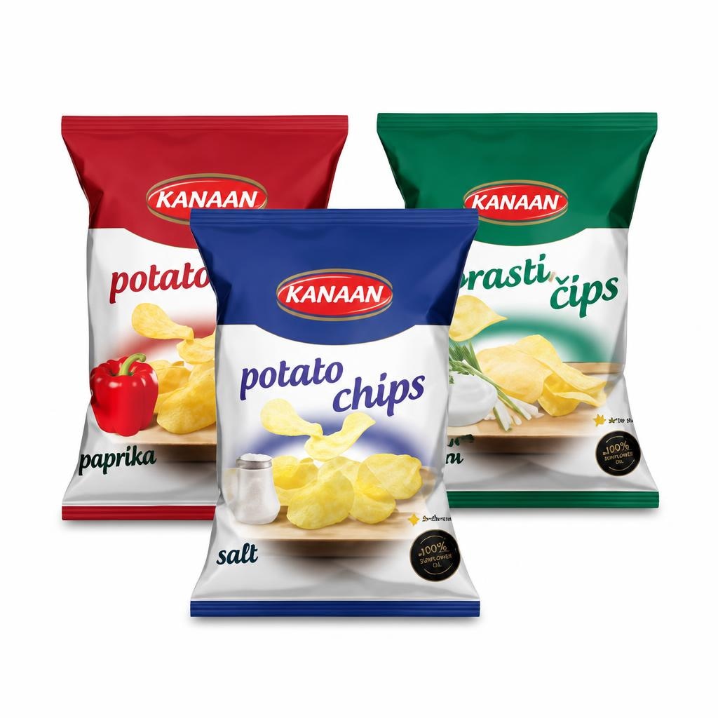 KANAAN Čips 125 g - 130 g Akcija u trgovini Ribola