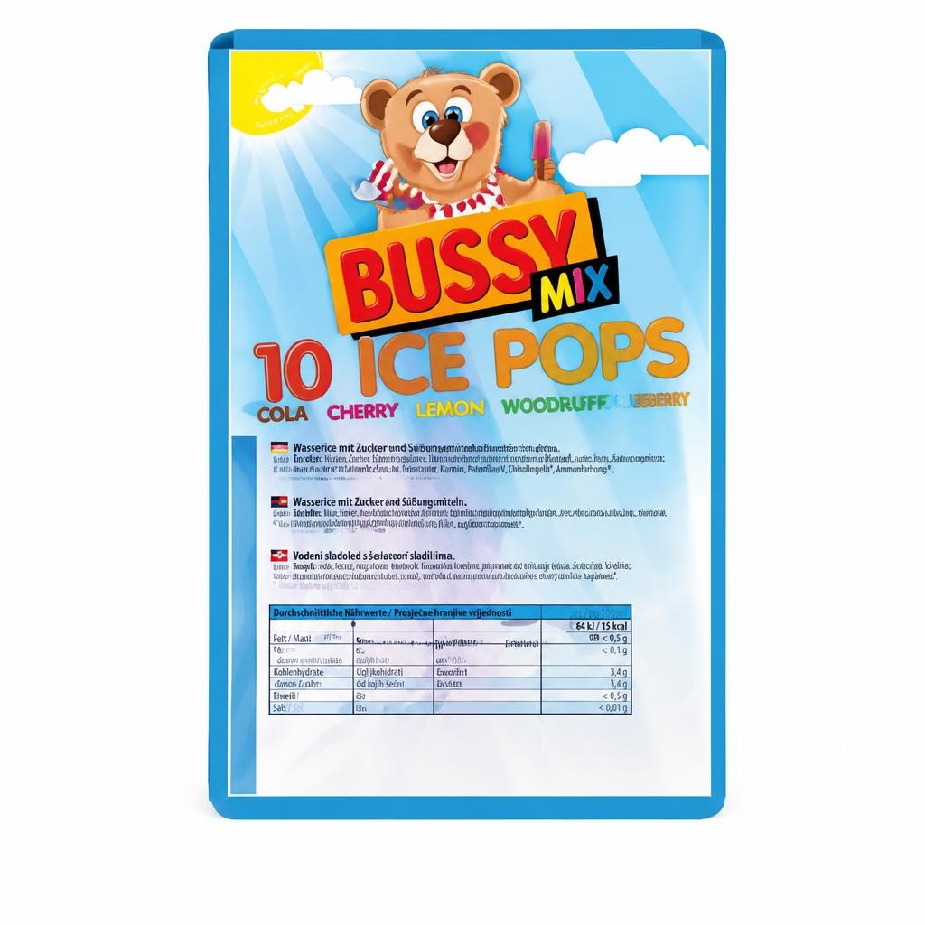 Bussy Vodeni sladoled 400 ml - Akcija u trgovini Lidl