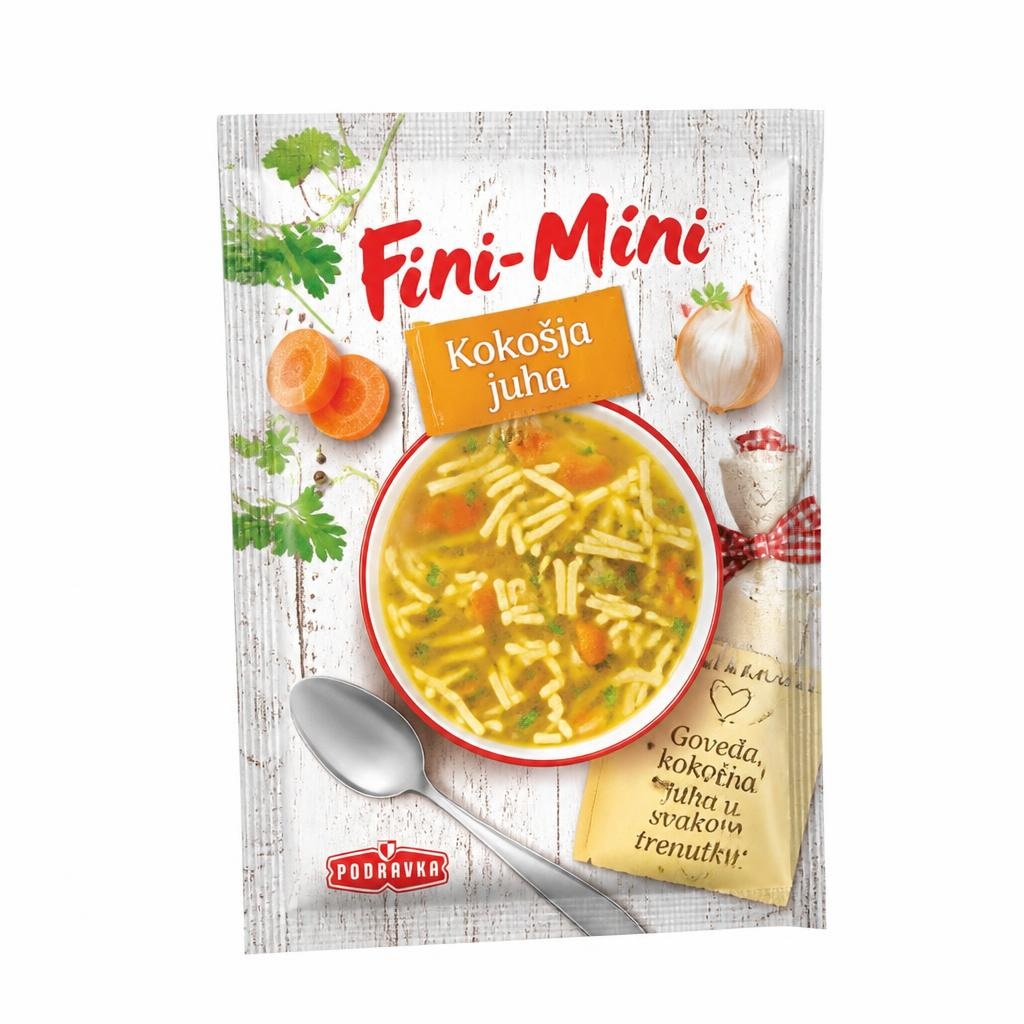 Fini-Mini instant juha 18 g Akcija u trgovini Studenac