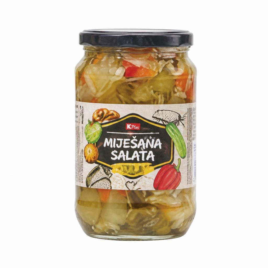 K Plus miješana salata 360 g Akcija u trgovini Konzum