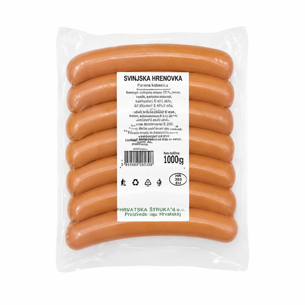 Svinjska hrenovka 1 kg Akcija u trgovini Stanić Diskont