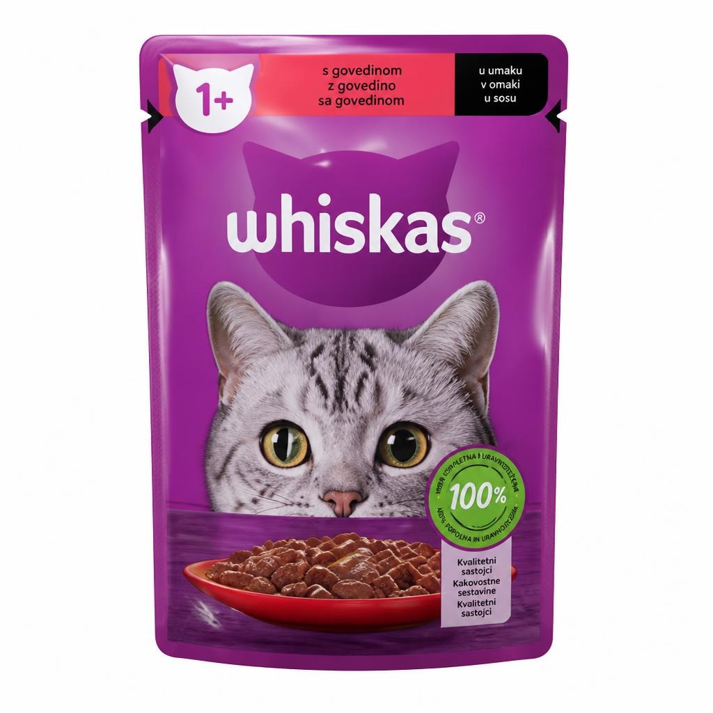 Whiskas 1+ 85 g Akcija u trgovini Zoo City