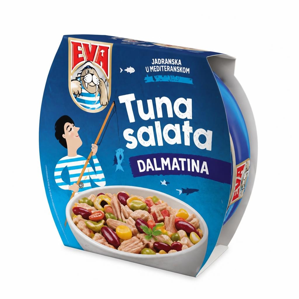 Podravka Tuna salata Dalmatina 160 g Akcija u trgovini Djelo