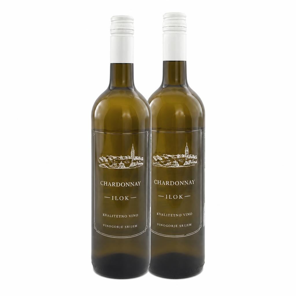 Ilok Chardonnay vino bijelo 0,75 L Akcija u trgovini Tommy