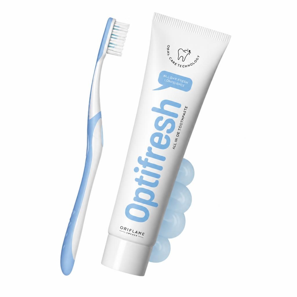 Optifresh All in One srednje tvrda četkica za zube 19 x 1,5 cm, 1 kom Akcija u trgovini Oriflame