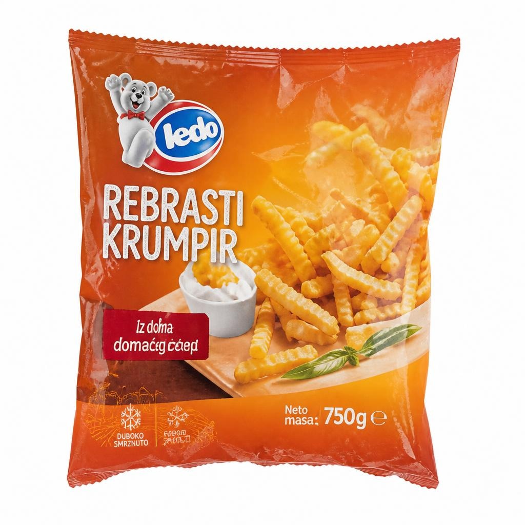Ledo pommes frites rebrasti 750 g Akcija u trgovini Plodine