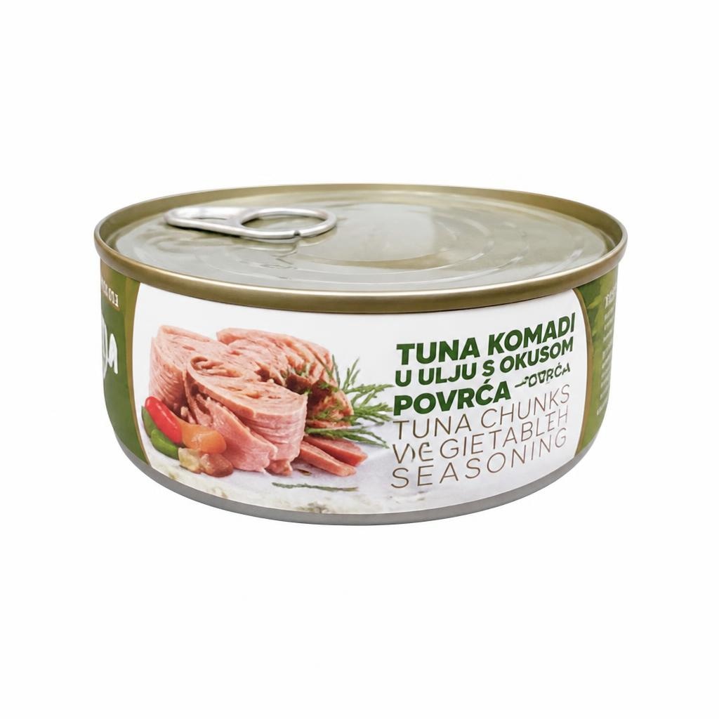 Sa Su tuna komadi u ulju s okusom povrća 160g Akcija u trgovini Pivac