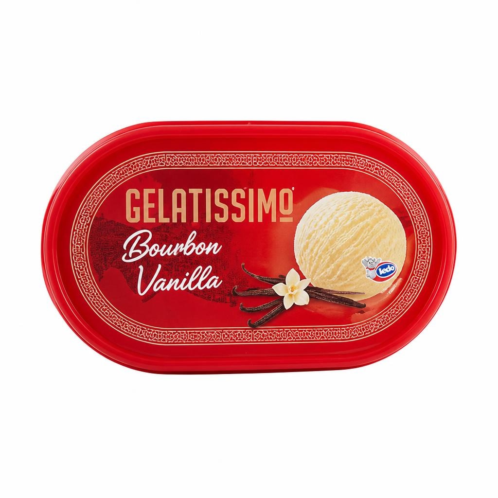 Gelatissimo sladoled bourbon-vanilija 2,4 l Akcija u trgovini Konzum