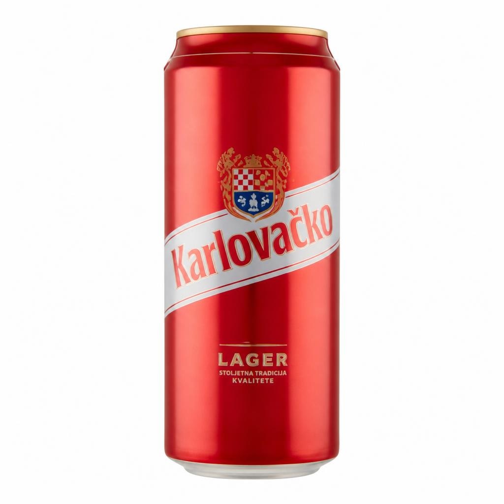 Pivo Karlovačko limenka 500 ml Akcija u trgovini Boso