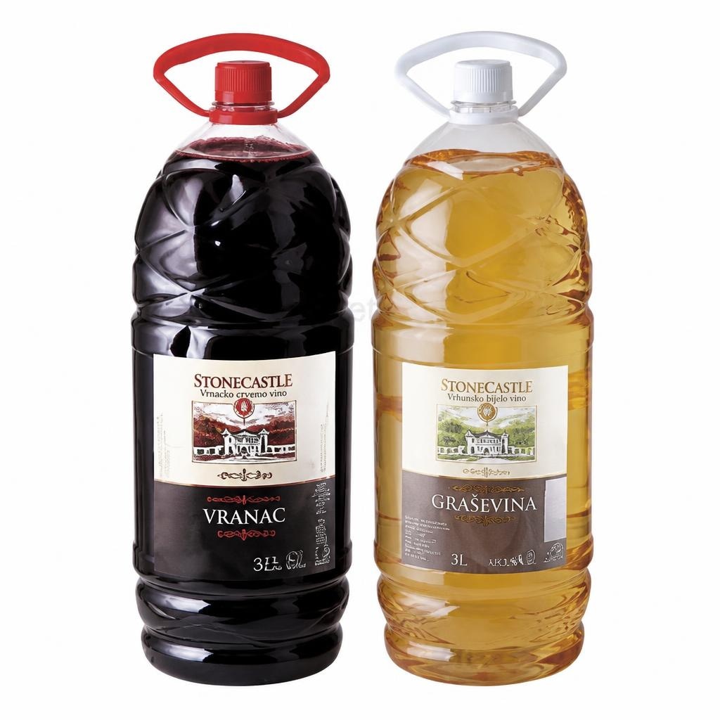Stonecastle Vranac ili Graševina 3 L Akcija u trgovini Kaufland