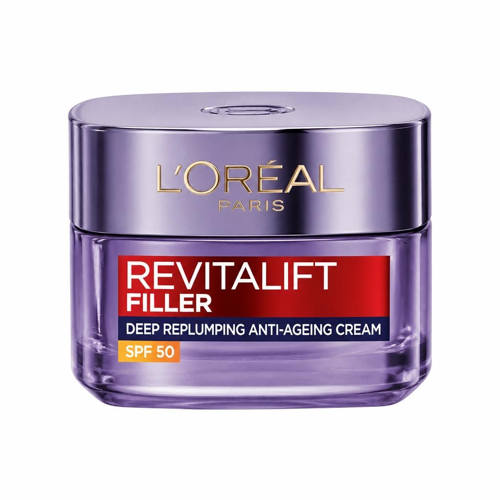 L'Oréal Revitalift Filler Deep Replumping Anti-Ageing Cream SPF 50 Akcija u trgovini Bipa