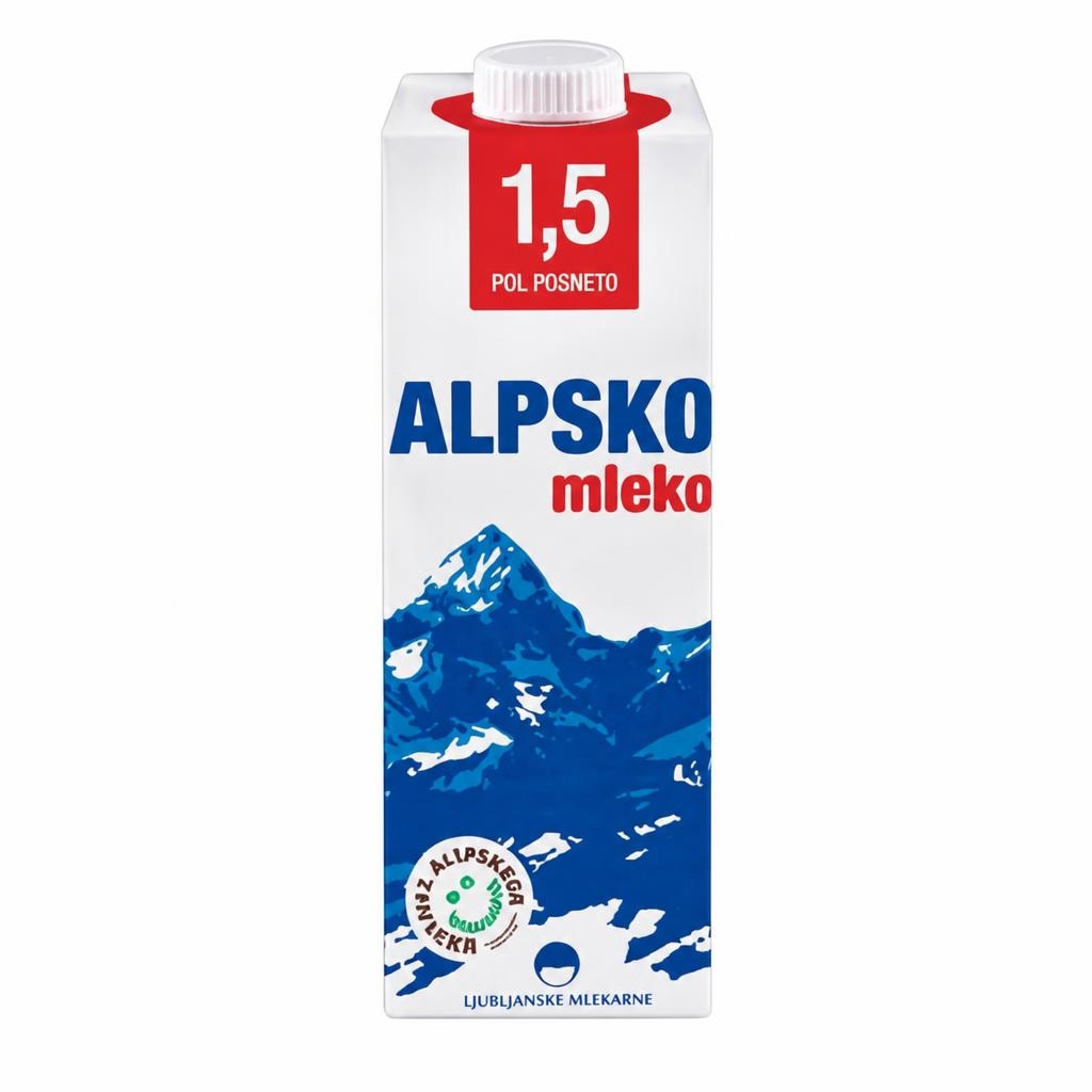 Alpsko mlijeko 1 l - Akcija u trgovini Kaufland