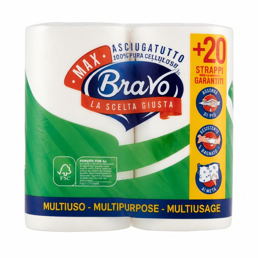 Bravo Papirnati ručnik 2/1 Akcija u trgovini Trgovina Krk
