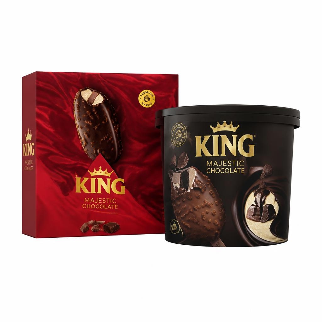 Ledo sladoled King 3x 90 ml, 3x 100 ml, 3x 110 ml Akcija u trgovini Plodine