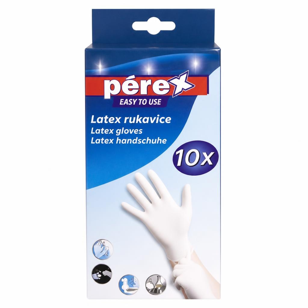 Perex latex rukavice 10 kom Akcija u trgovini KTC