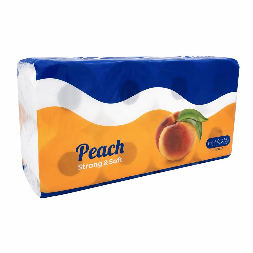Toaletni papir Breskva 16 ROLA Peach - Akcija u trgovini Eurospin