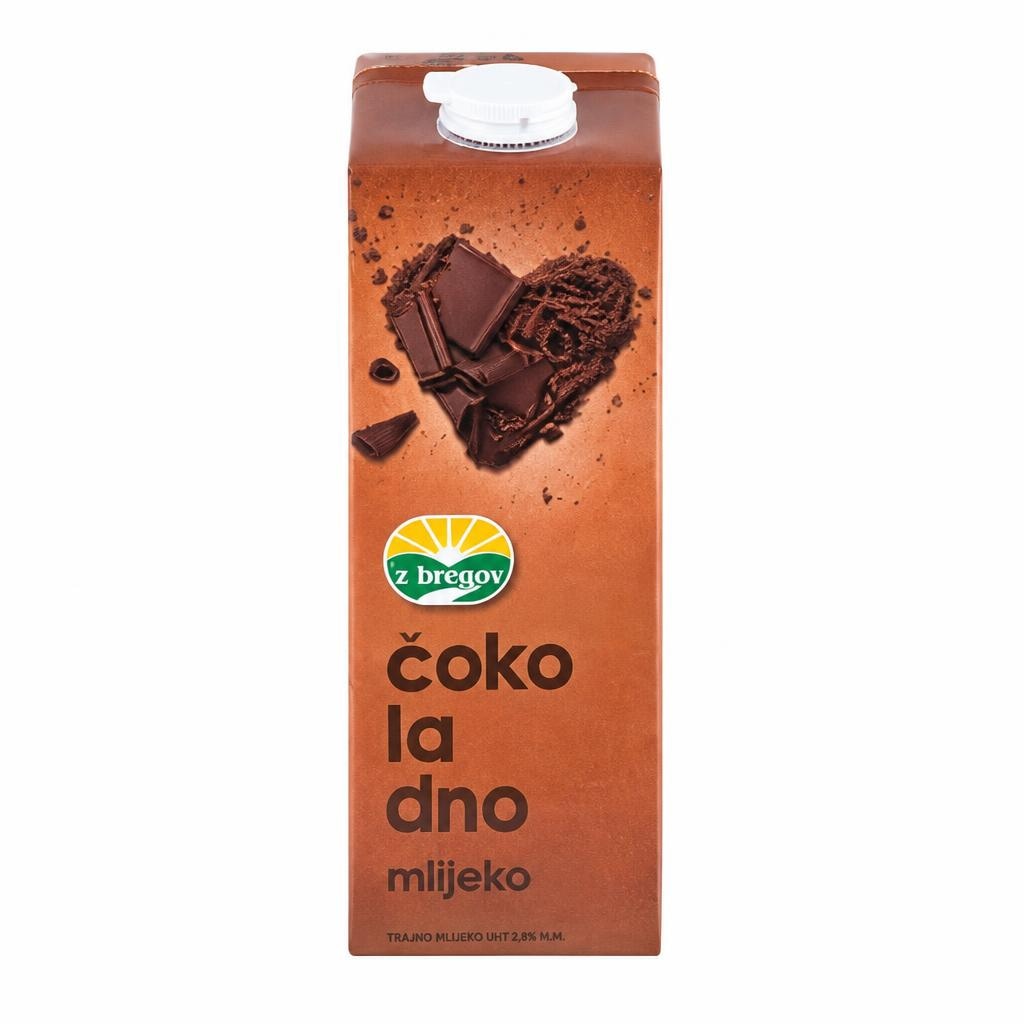 Z Bregov čokoladno mlijeko 1 L Akcija u trgovini Kaufland
