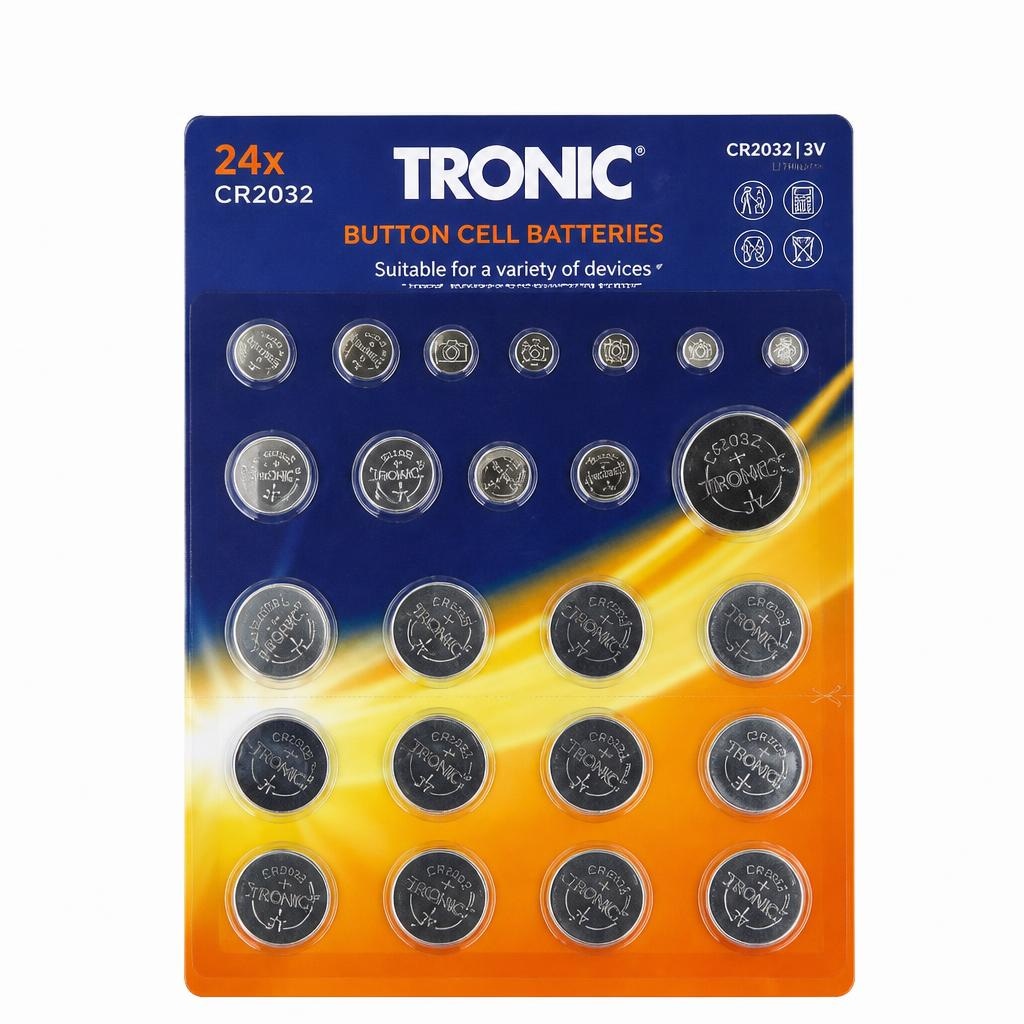 Tronic plosnate baterije 24 komada Akcija u trgovini Lidl