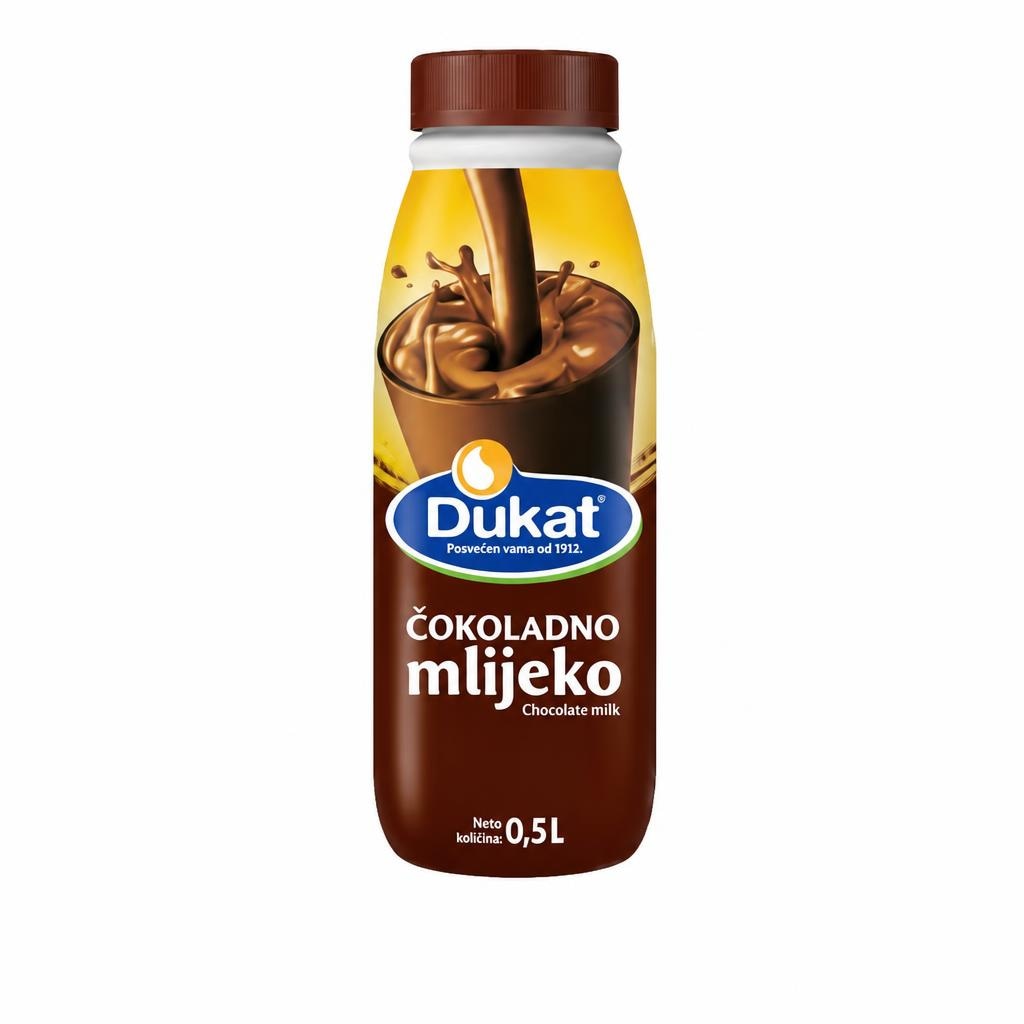 Dukat Čokoladno mlijeko 0.5 l - Akcija u trgovini Studenac