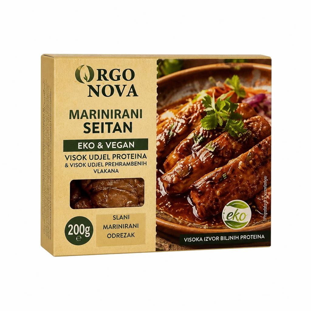 Marinirani bio seitan Orgo Nova 200 g - Akcija u trgovini Spar