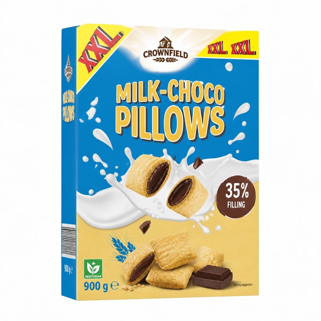 Čokoladni jastučići XXL 900 g Crownfield Akcija u trgovini Lidl